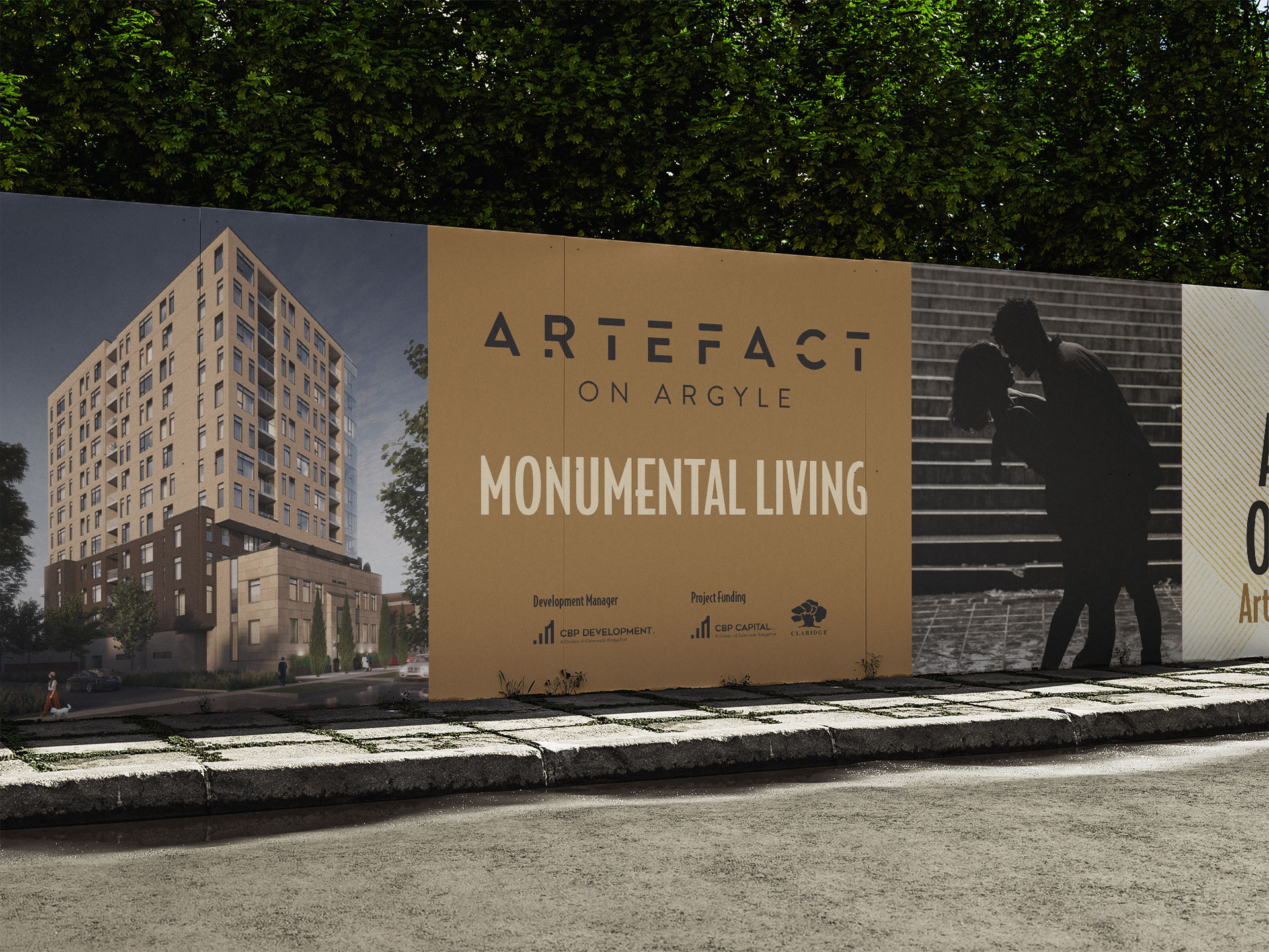 Artefact fence signage
