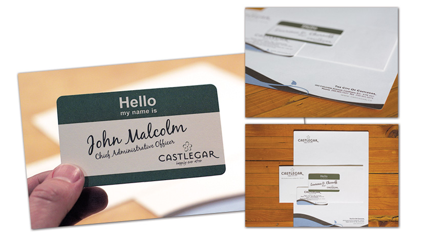 Castlegar stationery