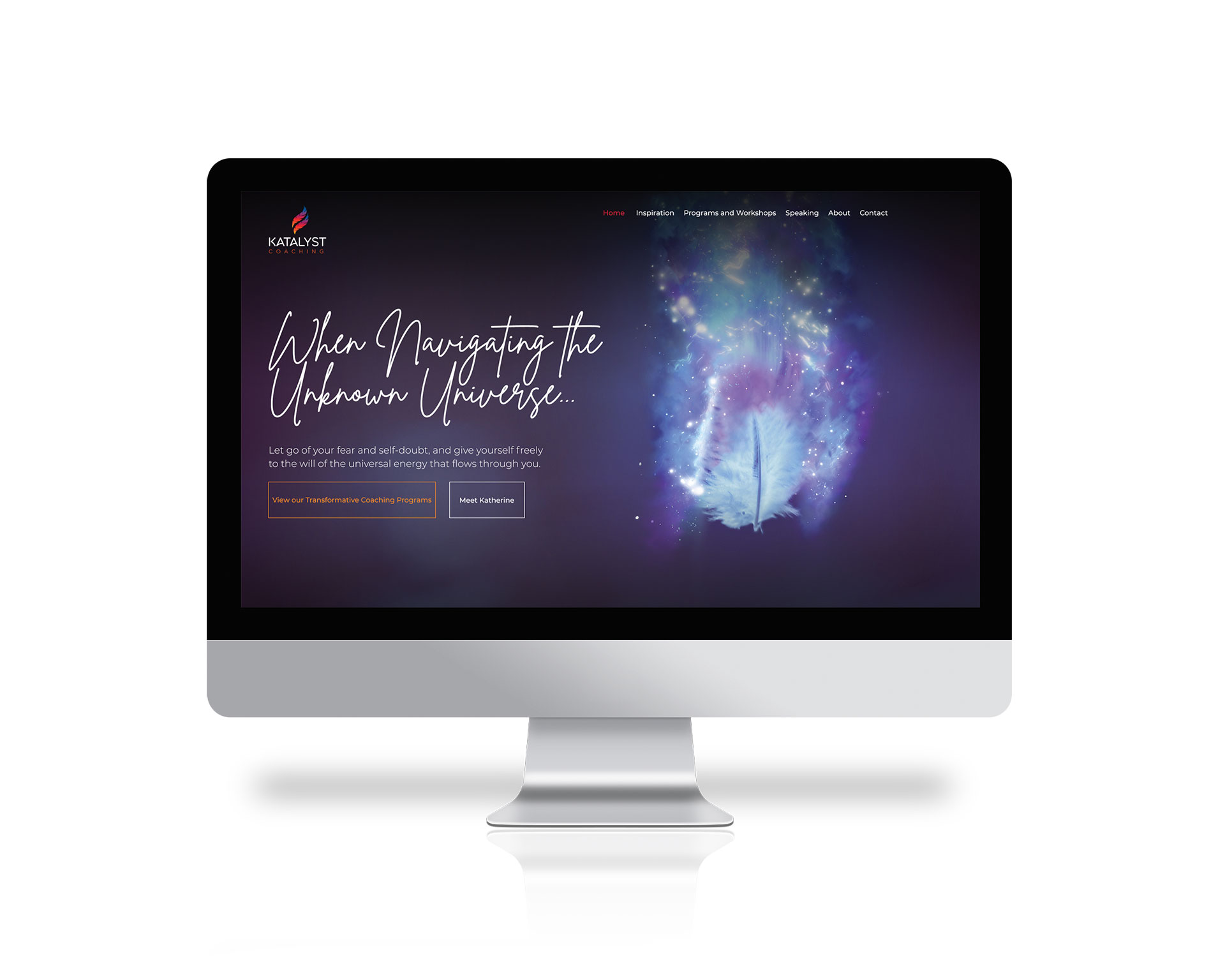 Katalyst Coaching Website Mockup